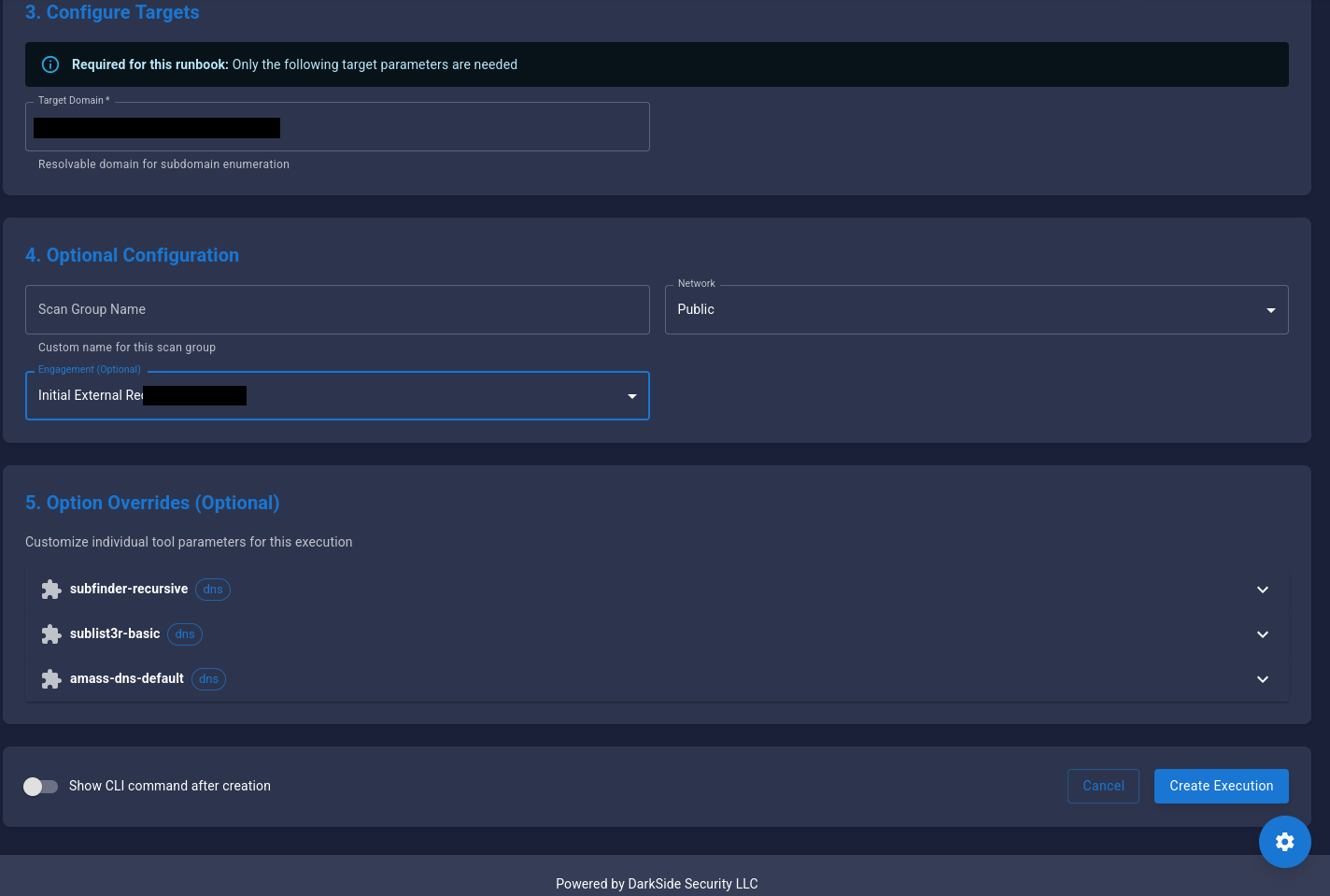 Hive Scan Executions