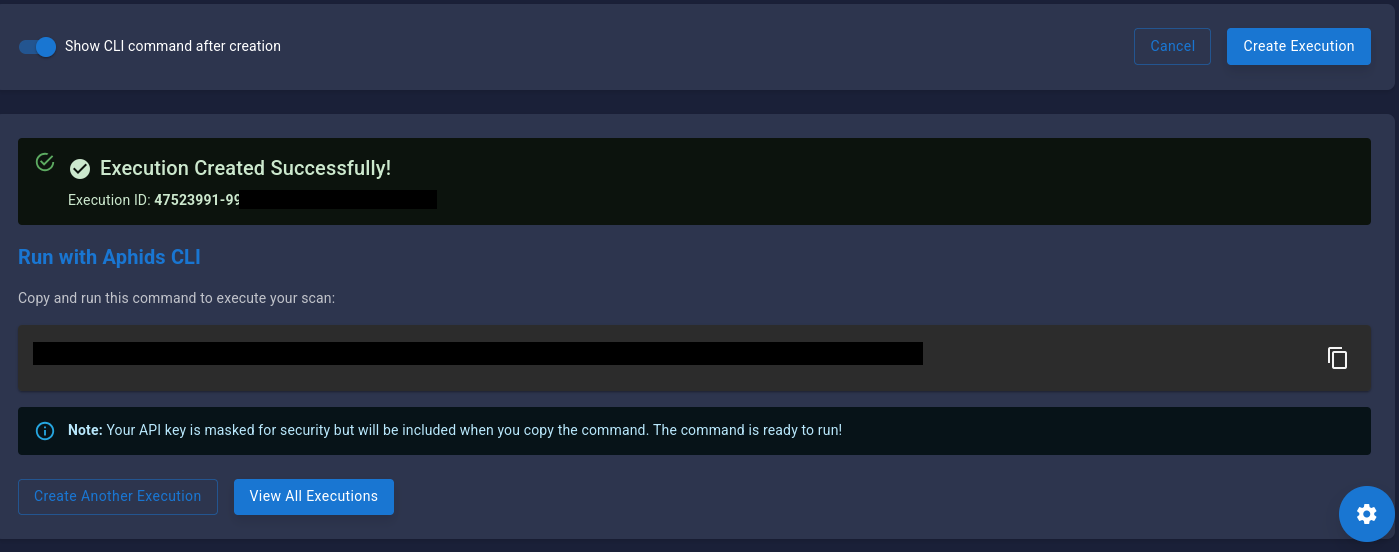 Hive Scan Executions